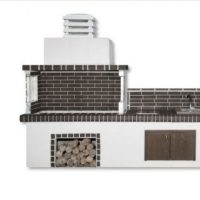 Σετ χτιστή ψησταριά  03091 με Γκαζιέρα & Νεροχύτη